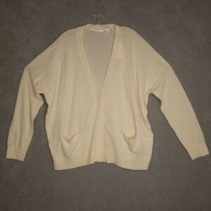 Hugo Boss Sweater Womens 12 Cardigan Oversize Long Sleeve V Neck New